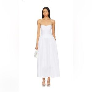 Bardot Estie Maxi Dress in White XS / 4